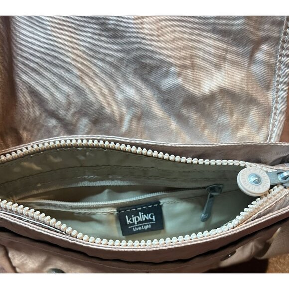 Kipling Shayna Metallic Crossbody Bag Kawaii Skater Cute Goth 90s - Picture 9 of 10